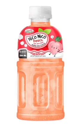 Nico Nico Jugo de Durazno con Nata de Coco 320ml