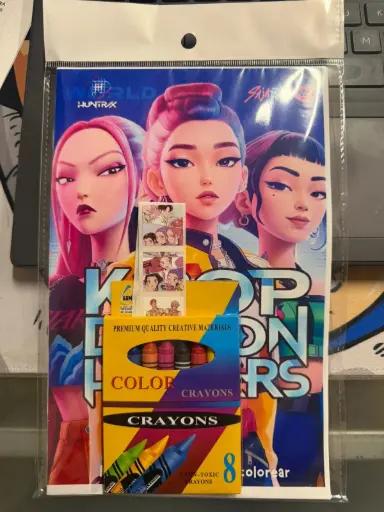 Demon Hunters Libro para colorear con crayola