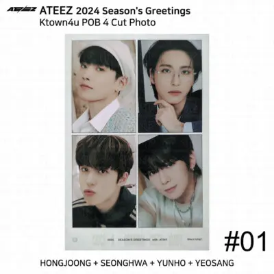Ateez Season Greetings 2024 Sticker oficial