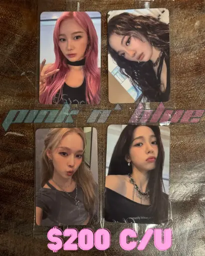 Photocard Aespa Whiplash Oficial Fancall event Ktown