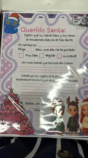 Demon Hunters Carta para Santa Claus