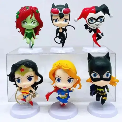 Anime Paquete de Figuras Super Heroes Mujeres