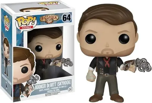  Funko Pop Bioshock Skyhook Booker Dewitt #64