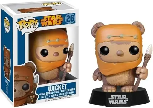  Funko Pop Star Wars Wicket Bobble Figure #26
