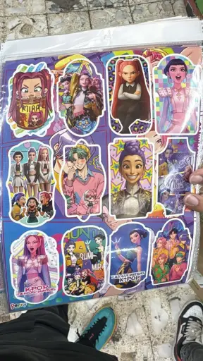 Demon Hunters Planilla de Stickers