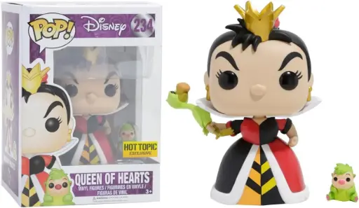 Funko Pop Disney  Alice In Wonderland - Queen Of Hearts Exclu #234