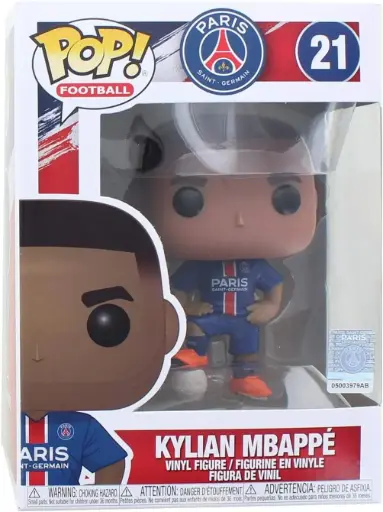 Funko Pop Fútbol Paris Saint Germain Kylian Mbappe #21