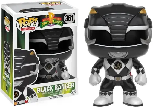 Funko Pop TV Power Rangers Black Ranger #361