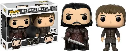 Funko Pop Game Of Thrones Jon Snow y Bran Stark