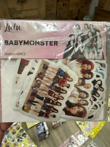 STICKERS CHICOS - BABYMONSTER (40 PCS)