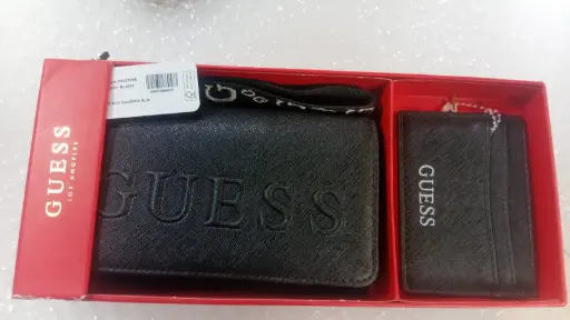 Guess Los Angeles - Cartera Para Mujer Negra Sandria