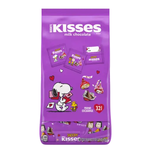 HERSHEY'S KISSES Snoopy & Friends Milk Chocolate