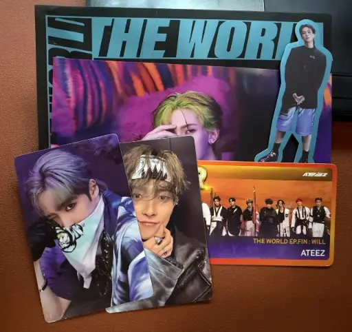 Ateez The world Ep Fin Will Paquete de Photocards