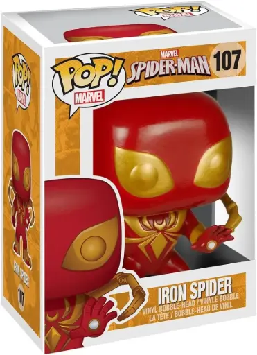  Funko Pop Marvel Spider Man Iron Spider
