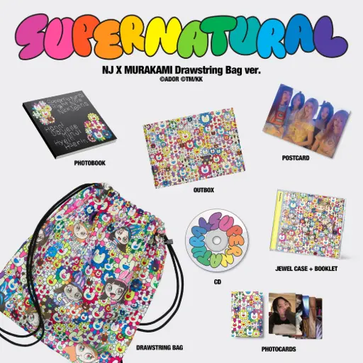 NewJeans Supernatural (Drawstring Bag ver.)