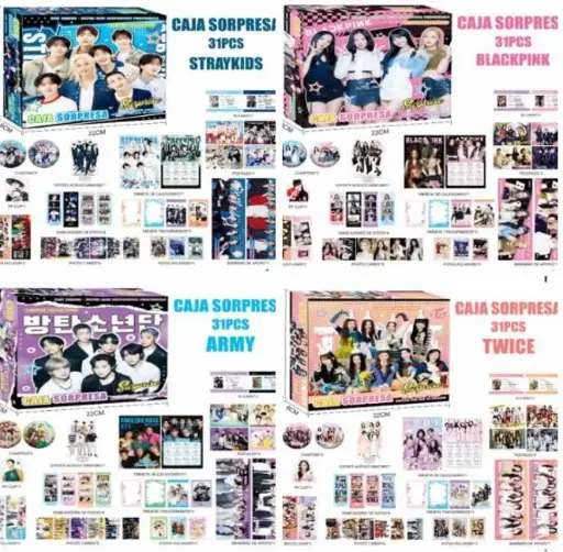 KPOP Caja sorpresa 31 pcs
