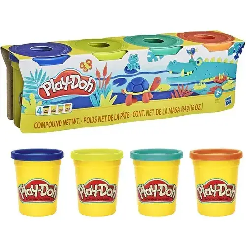 Play Doh Pack de 4 colores