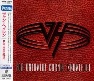 Van Halen For Unlawful Carnal Knowledge JP Version 