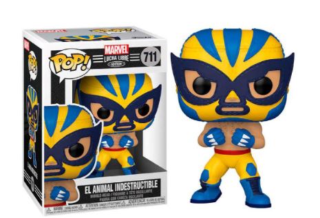 Funko Pop Marvel Lucha Libre Edition El Animal Indestructible #711