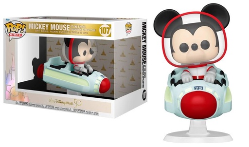 Funko Pop Rides Walt Disney Word 50 Mickey Mouse At The Space Mountain Attraction #107